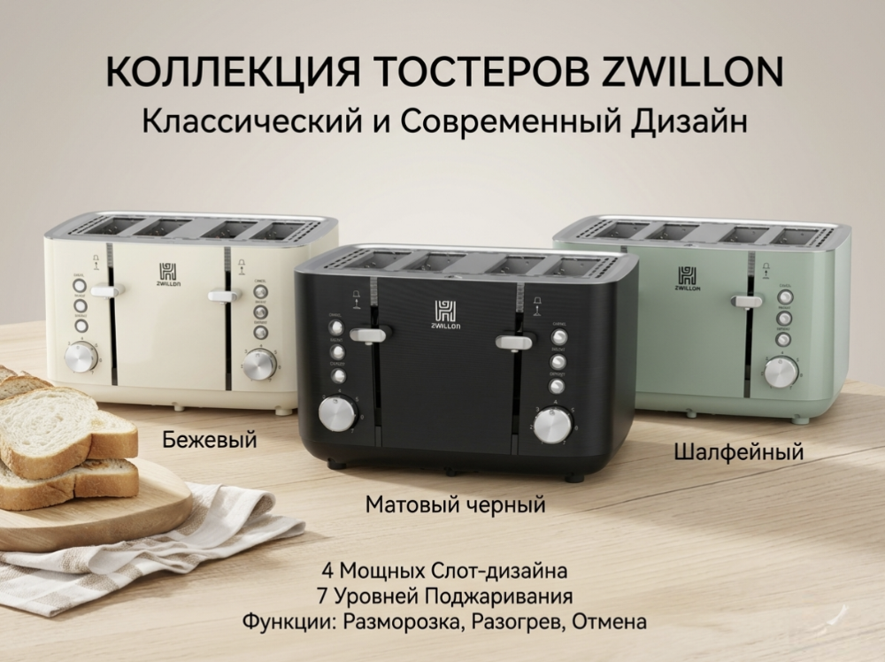 Тостер Zwillion, фото 2