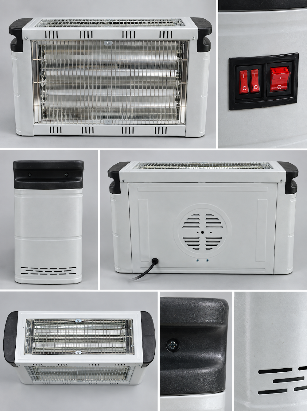 Кварцевый обогреватель VEKO Quartz Heater (5 кварцевых элементов, обогрев сверху и спереди)